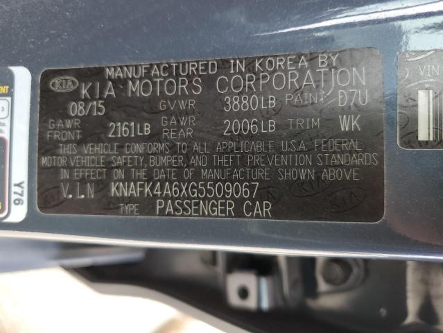 2016 KIA FORTE LX - KNAFK4A6XG5509067