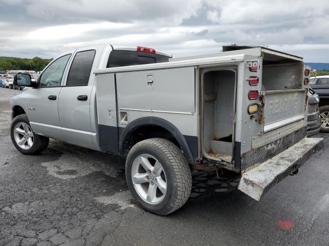 DODGE RAM 1500 S 2008 silver crew pic gas 1D7HU18N48S563569 photo #3