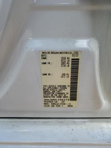 2015 NISSAN ALTIMA 2.5 - 1N4AL3AP6FC294574