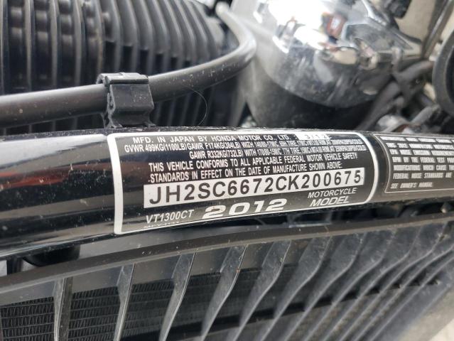 2012 HONDA VT1300 CT JH2SC6672CK200675