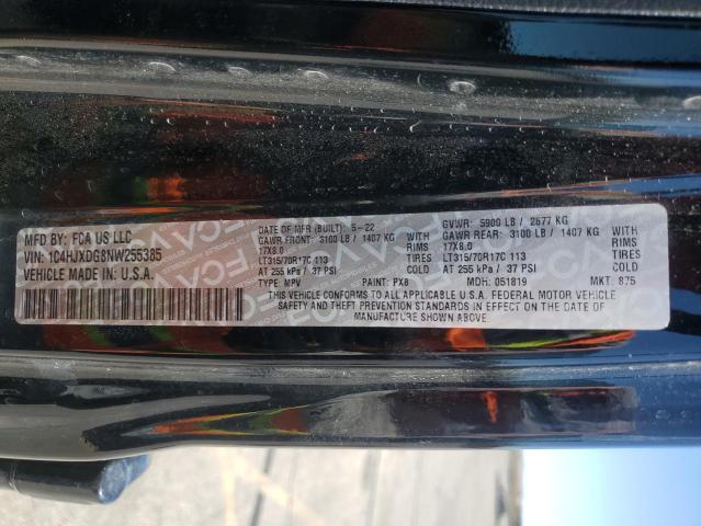 2022 JEEP WRANGLER U - 1C4HJXDG8NW255385