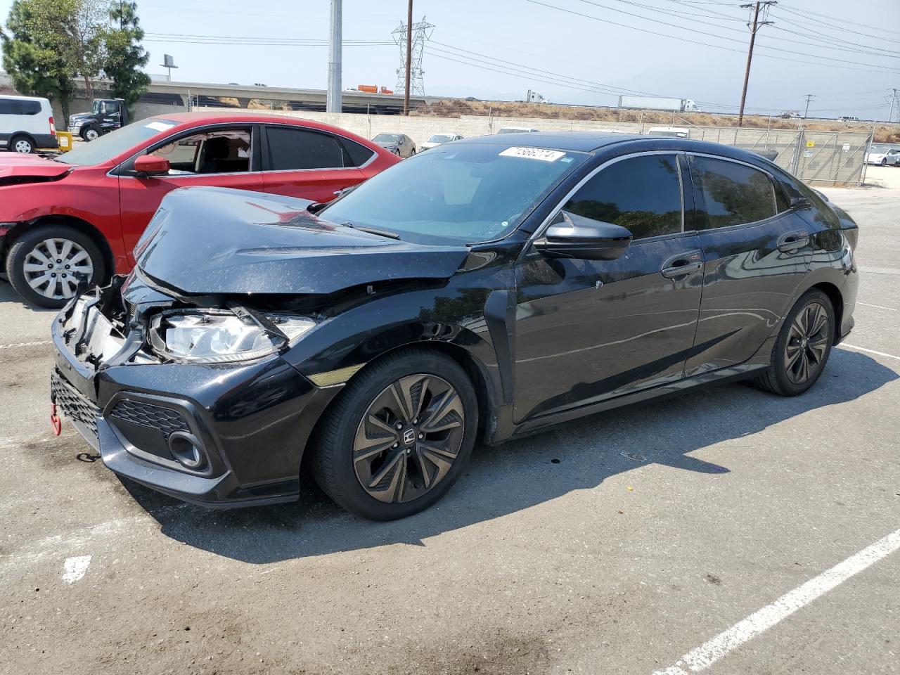 Lot #2945354453 2019 HONDA CIVIC EX