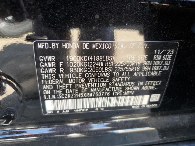 2024 HONDA HR-V SPORT - 3CZRZ2H5XRM750776