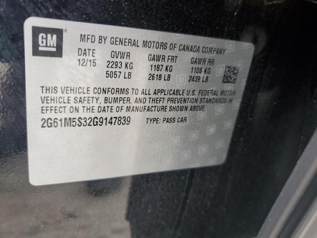 2016 CADILLAC XTS LUXURY - 2G61M5S32G9147839