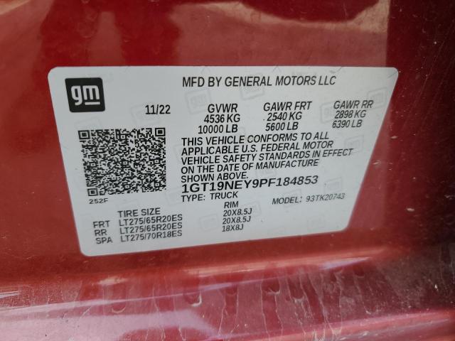 2023 GMC SIERRA K25 1GT19NEY9PF184853  68735204