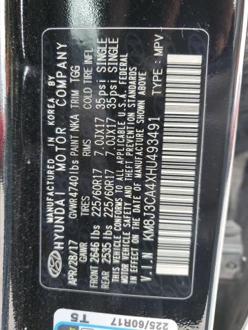 2017 HYUNDAI TUCSON LIM - KM8J3CA4XHU493491