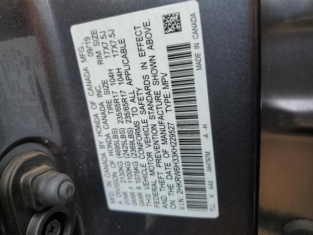 2019 HONDA CR-V LX - 2HKRW6H33KH229527