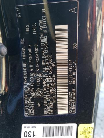 2017 TOYOTA SIENNA SE - 5TDXZ3DC7HS875448