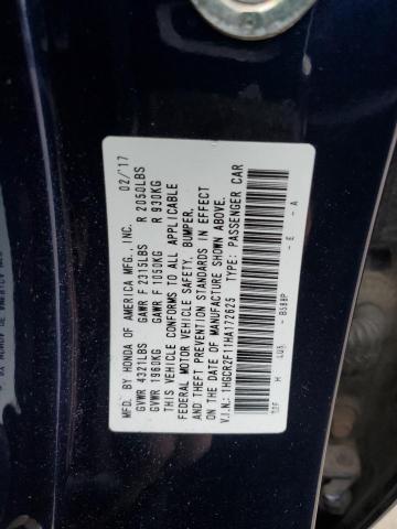 2017 HONDA ACCORD SPO - 1HGCR2F11HA172625