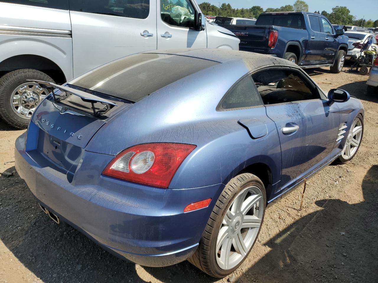 CHRYSLER CROSSFIRE 2005 blue  gas 1C3AN69L05X035887 photo #4