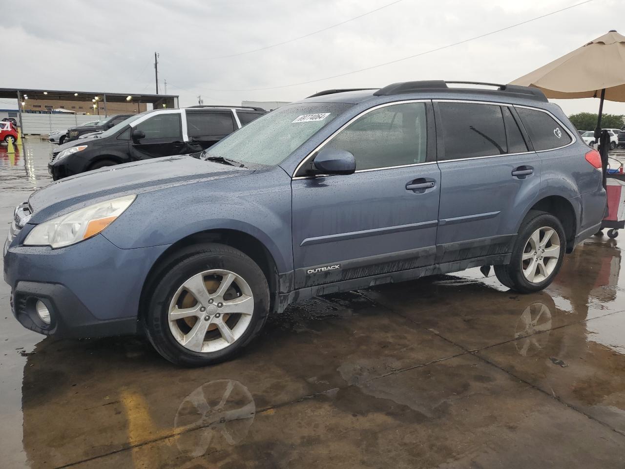 SUBARU OUTBACK 2. 2013 blue  gas 4S4BRCCC3D3279093 photo #1