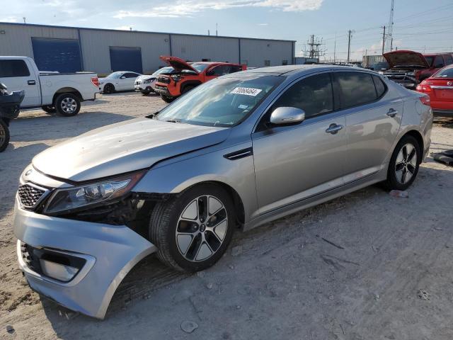 KIA OPTIMA HYB 2013 beige  hybrid engine KNAGM4AD5D5044688 photo #1