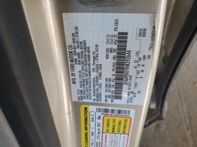 2017 FORD FUSION SE - 3FA6P0H79HR292644