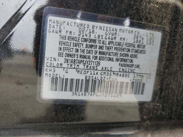 2018 NISSAN SENTRA S - 3N1AB7AP6JY271139