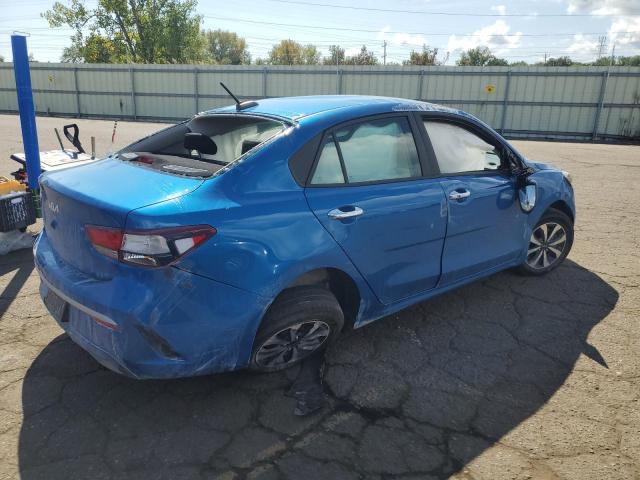 KIA RIO LX 2022 blue  gas 3KPA24AD0NE496293 photo #4