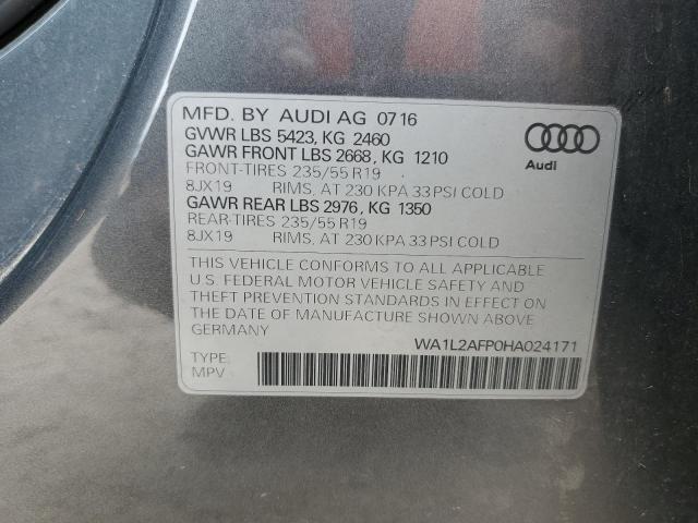 VIN WA1L2AFP0HA024171 2017 Audi Q5, Premium Plus no.13