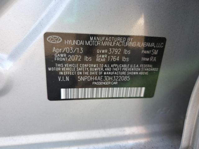 VIN 5NPDH4AE3DH322085 2013 HYUNDAI ELANTRA no.12