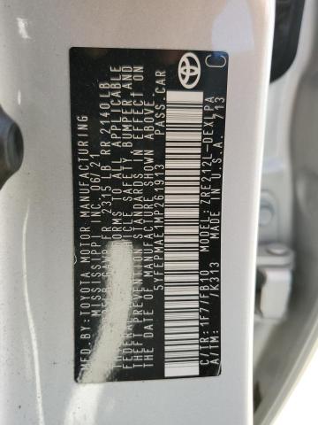 2021 TOYOTA COROLLA LE - 5YFEPMAE1MP261913