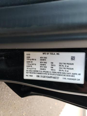 2023 TESLA MODEL 3 - 5YJ3E1EA4PF448727
