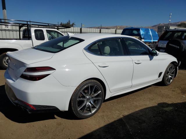 GENESIS G70 BASE 2023 white  gas KMTG34TA0PU116515 photo #4