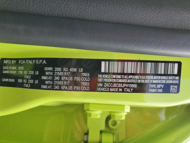 2018 JEEP RENEGADE T - ZACCJBCB5JPH15869