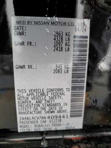 2024 NISSAN ALTIMA SR 1N4BL4CV7RN409441  72955514