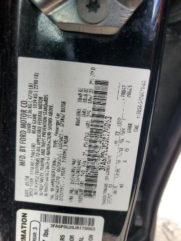 VIN 3FA6P0LU0JR170063 2018 Ford Fusion, Se Hybrid no.12