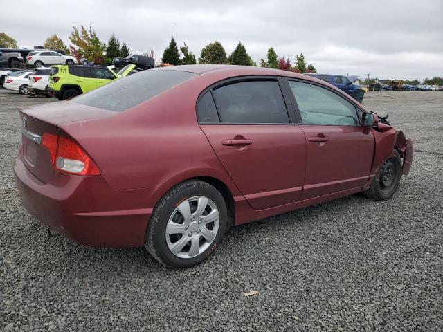 HONDA CIVIC LX 2010 burgundy  gas 19XFA1F59AE067866 photo #4