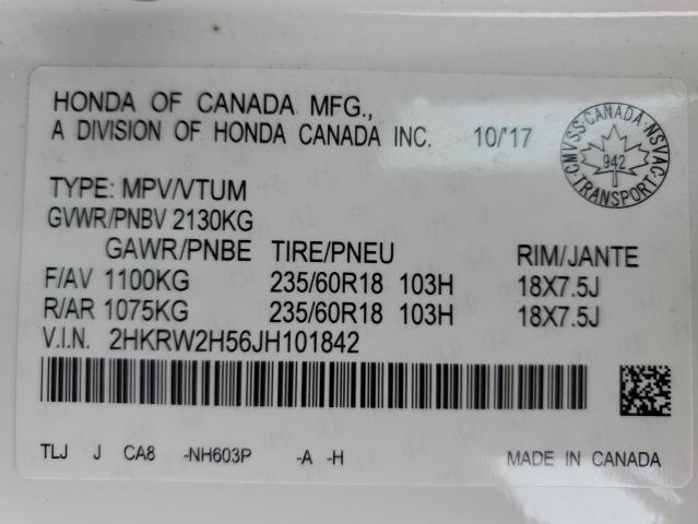 2018 HONDA CR-V EX - 2HKRW2H56JH101842