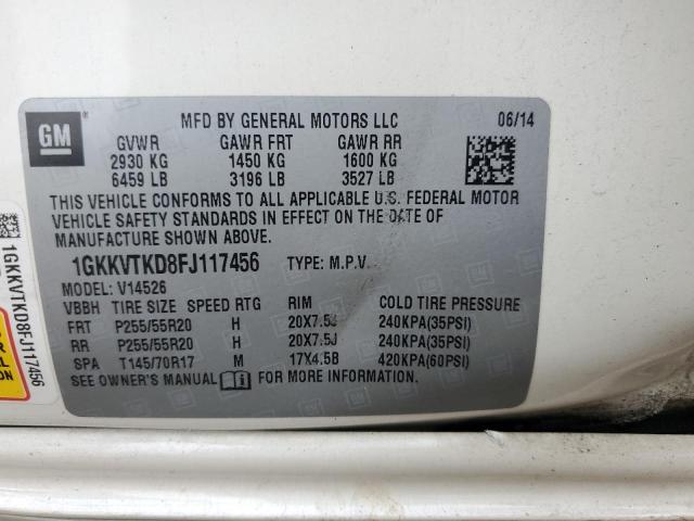 2015 GMC ACADIA DEN - 1GKKVTKD8FJ117456