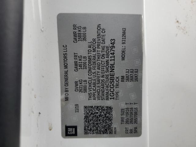 2020 CHEVROLET COLORADO - 1GCGSBEN9L1147943
