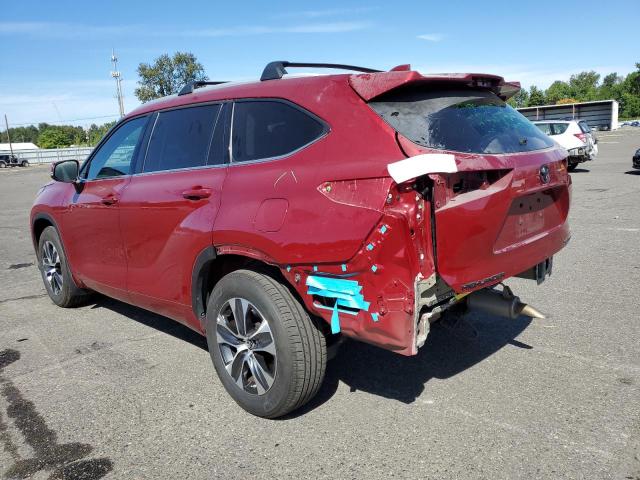 TOYOTA HIGHLANDER 2022 burgundy  gas 5TDHZRBH1NS587667 photo #3