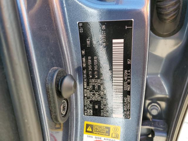 2018 TOYOTA HIGHLANDER - 5TDDZRFH0JS856552