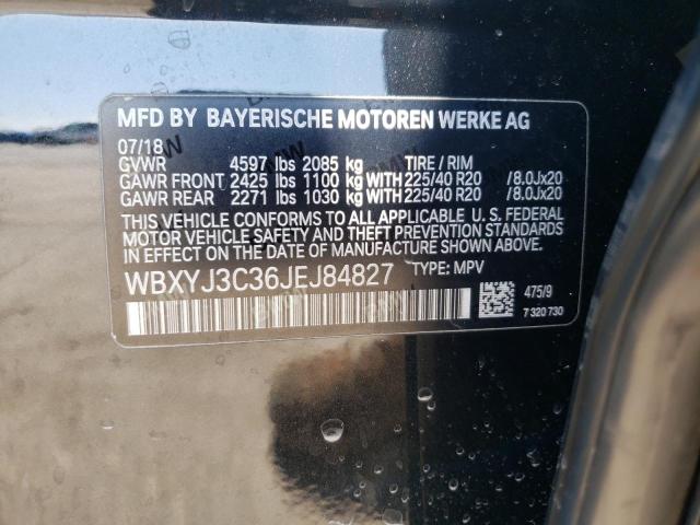 VIN WBXYJ3C36JEJ84827 2018 BMW X2, Sdrive28I no.13