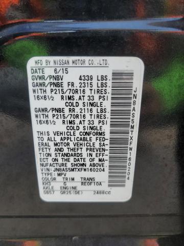 2015 NISSAN ROGUE SELE - JN8AS5MTXFW160204
