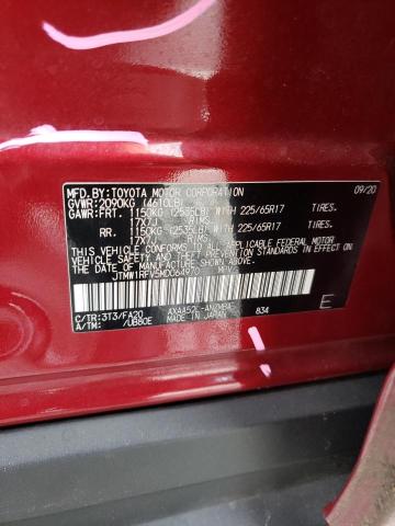 2021 TOYOTA RAV4 XLE - JTMW1RFV5MD064970