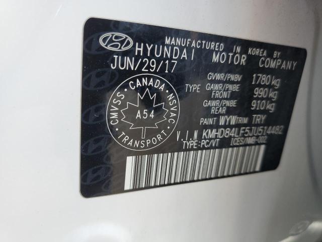 2018 HYUNDAI ELANTRA SE - KMHD84LF5JU514482