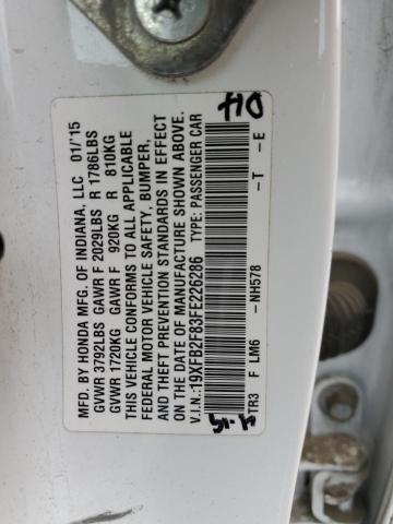 2015 HONDA CIVIC EX - 19XFB2F83FE226286
