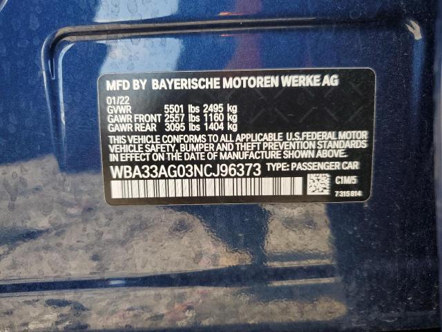 2022 BMW 530XE - WBA33AG03NCJ96373