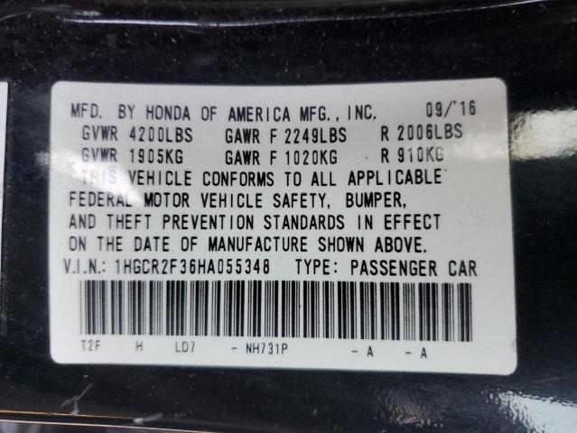 2017 HONDA ACCORD LX - 1HGCR2F36HA055348