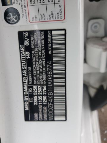 2017 MERCEDES-BENZ E 300 4MAT - WDDZF4KB1HA088774