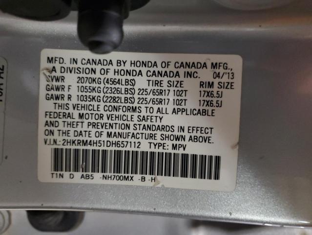 VIN 2HKRM4H51DH657112 2013 Honda CR-V, EX no.13