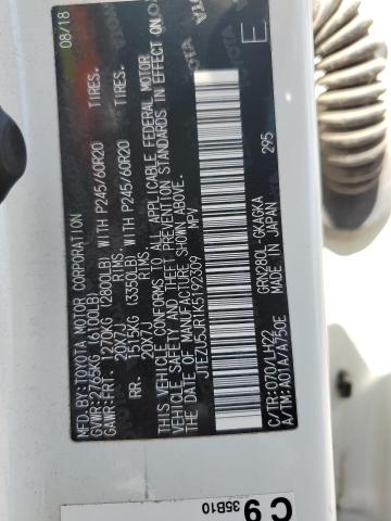 2019 TOYOTA 4RUNNER SR - JTEZU5JR1K5192309