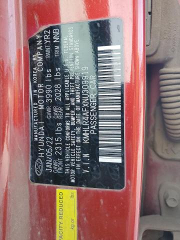 2022 HYUNDAI ELANTRA N - KMHLR4AFXNU309919