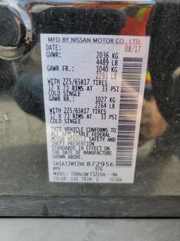 2017 NISSAN ROGUE S - 5N1AT2MT2HC872956