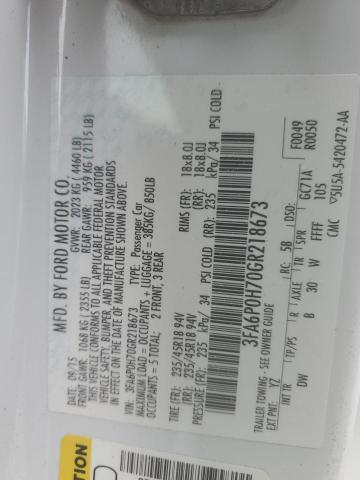 2016 FORD FUSION SE - 3FA6P0H70GR218673