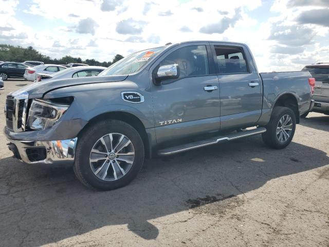 NISSAN TITAN 2017 gray  gas 1N6AA1E53HN510589 photo #1