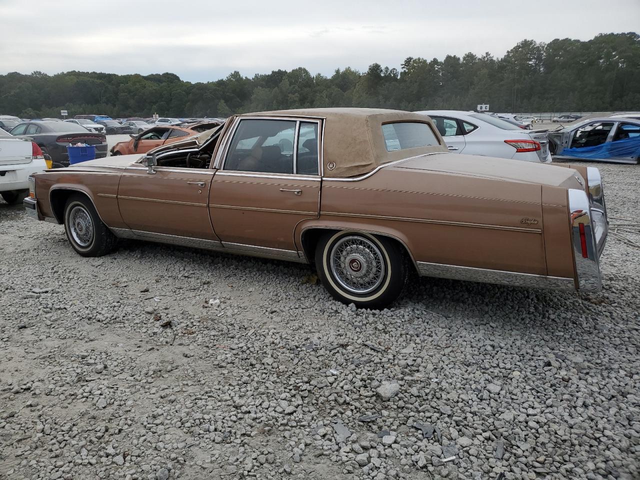 CADILLAC BROUGHAM 1988 brown  gas 1G6DW51Y5J9727006 photo #3