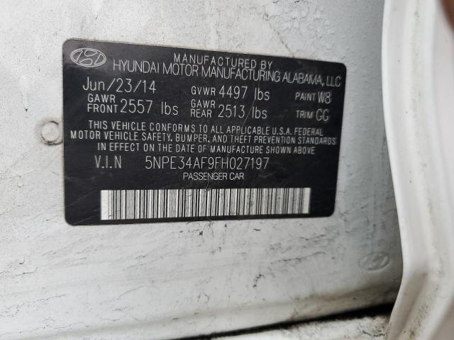 2015 HYUNDAI SONATA SPO - 5NPE34AF9FH027197