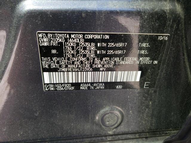 2017 TOYOTA RAV4 LE JTMBFREV6HJ123906